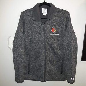 Champion Men's Louisville Cardinals 1/4 Zip Jacket Size M